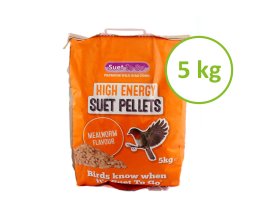 Ptačí lojové peletky s moučnými červy Suet To Go 5 kg